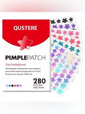 5 pack-QUSTERE Pimple Patches for Face, Hydrocolloid 280 Count